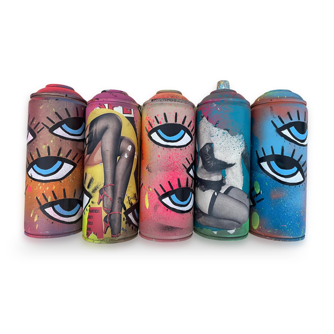 Mira from Miami -- 1/1 Truth Eye Spray Can