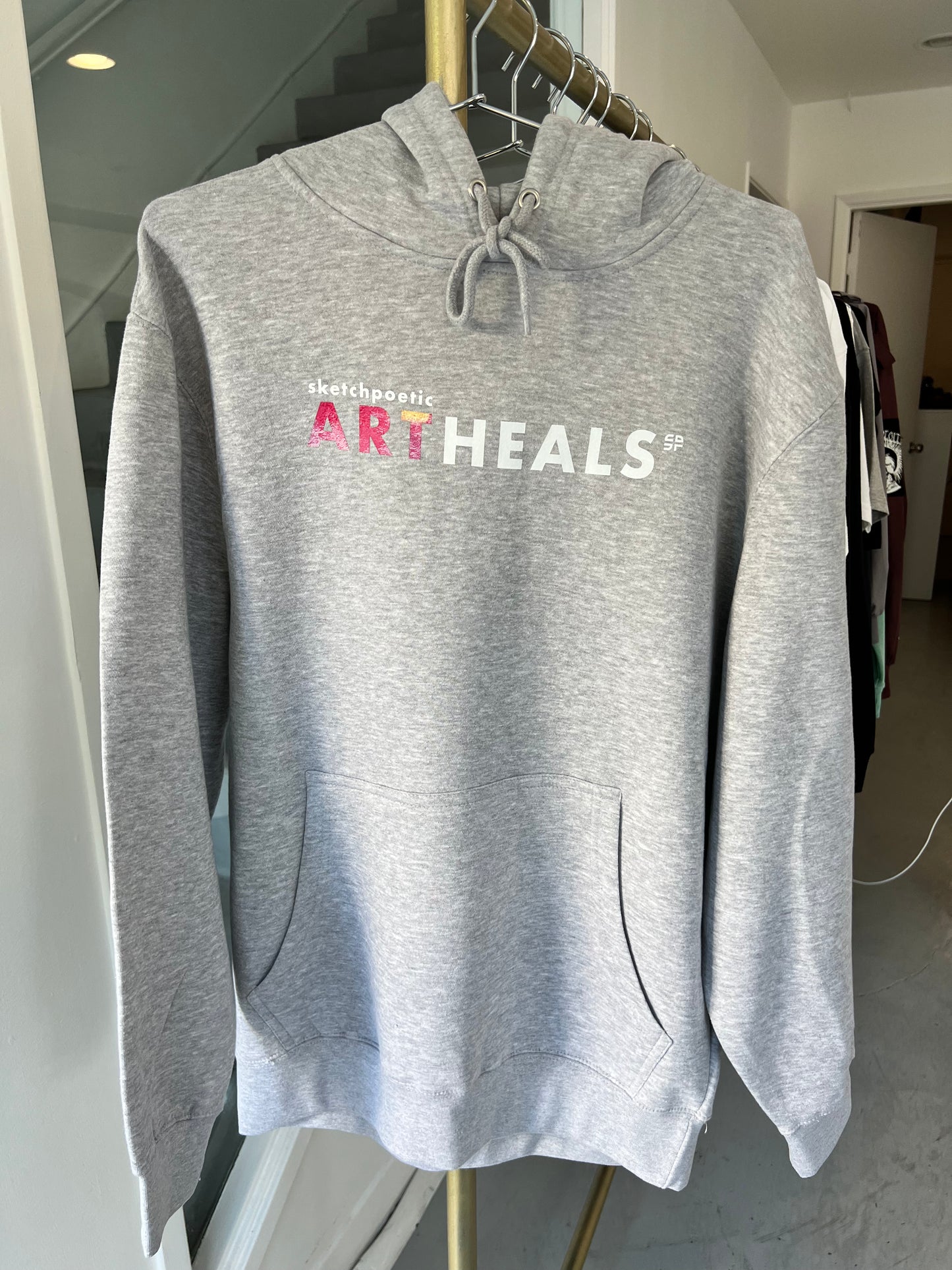 SketchPoetic -- Unisex Hooded Pocket Sweatshirt "ART"