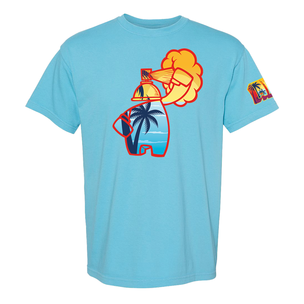 AD/ARTy Basel -- Oversized Tee Light Blue