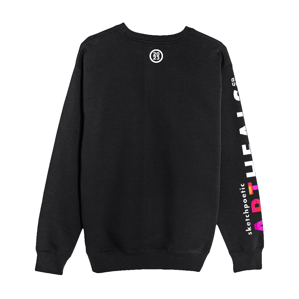 SketchPoetic -- Premium Unisex Crewneck Sweatshirt "Art Heals"