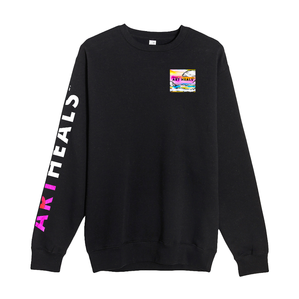 SketchPoetic -- Premium Unisex Crewneck Sweatshirt "Art Heals"