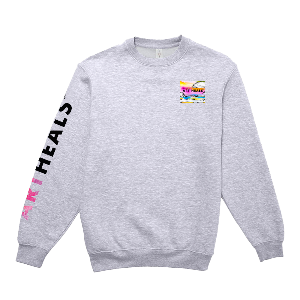 SketchPoetic -- Premium Unisex Crewneck Sweatshirt "Art Heals"