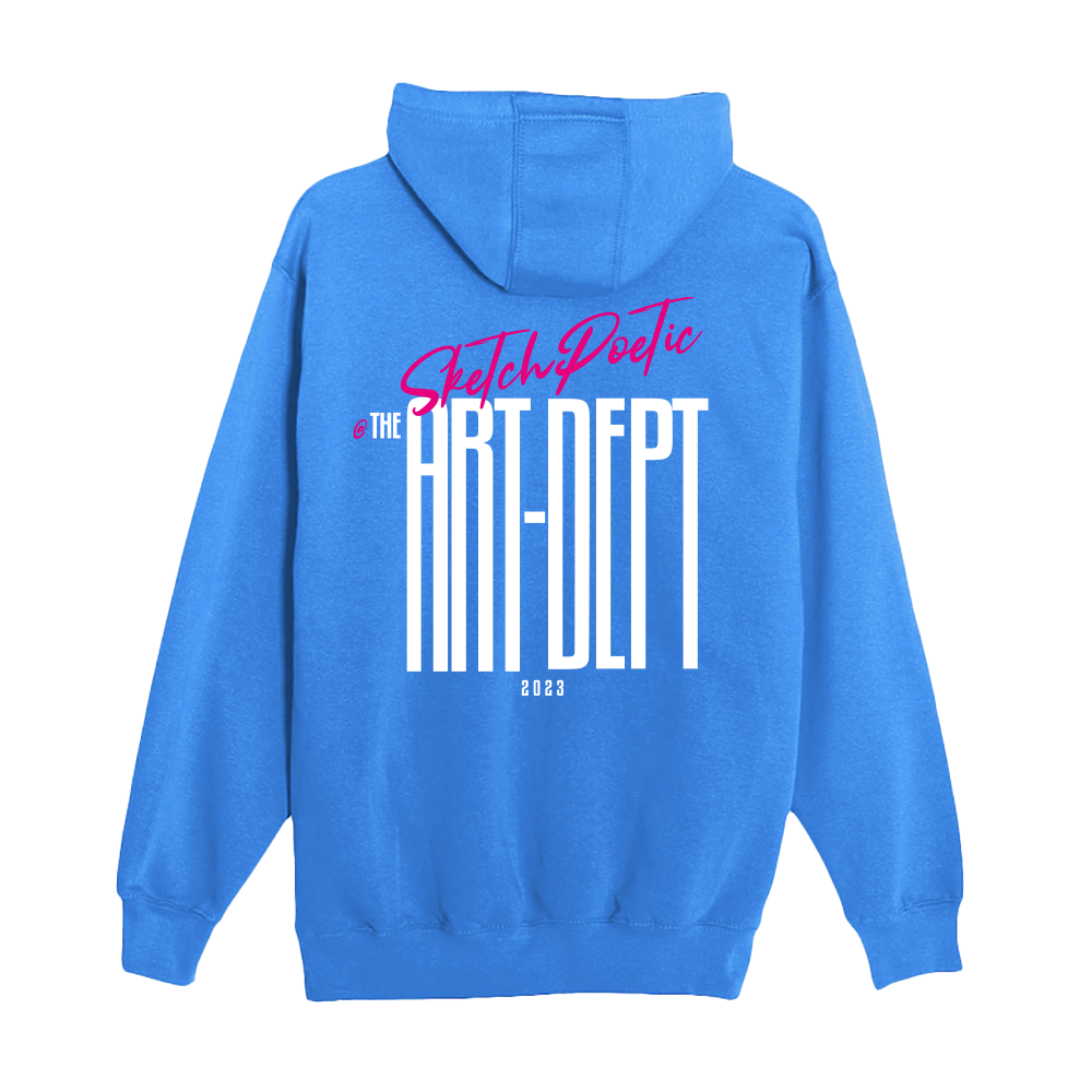 SketchPoetic -- Unisex Hooded Pocket Sweatshirt "Art Heals"