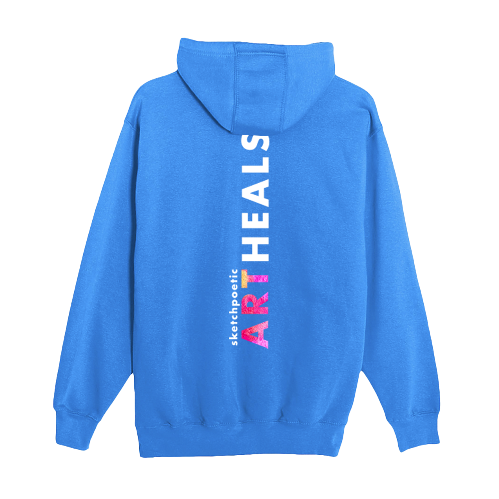 SketchPoetic -- Unisex Hooded Pocket Sweatshirt "ART"