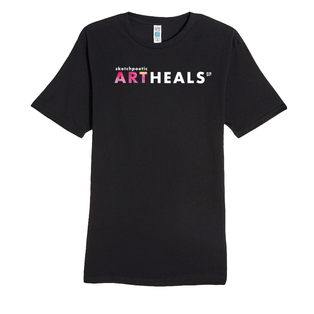 SketchPoetic -- Premium Unisex T-Shirt "Art Heals"