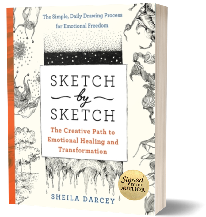SketchPoetic -- "Sketch by Sketch: A Creative Path to Emotional Healing & Transformation" SIGNED by Sheila Darcey