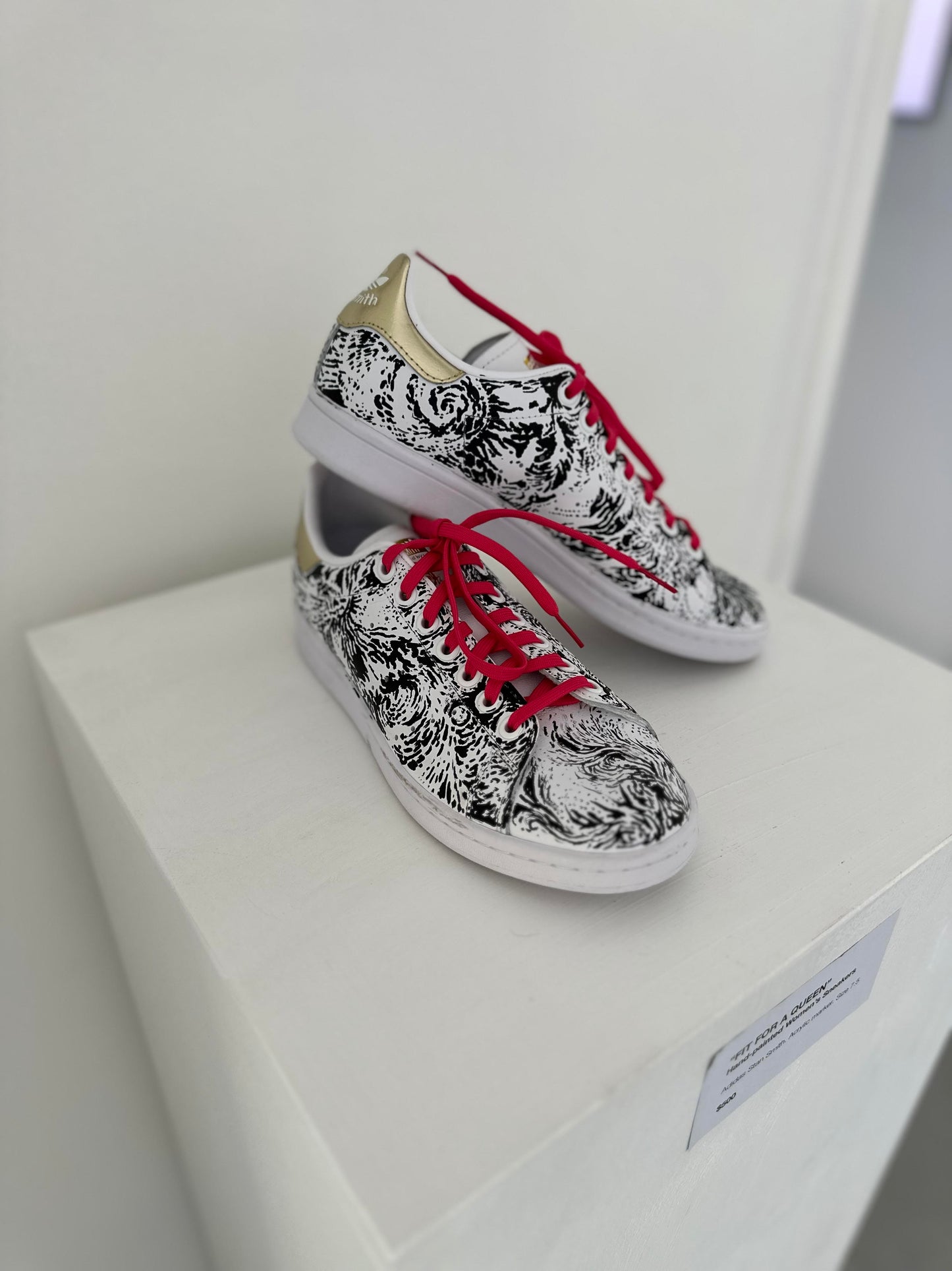SketchPoetic -- Handpainted Adidas by Sheila Darcey