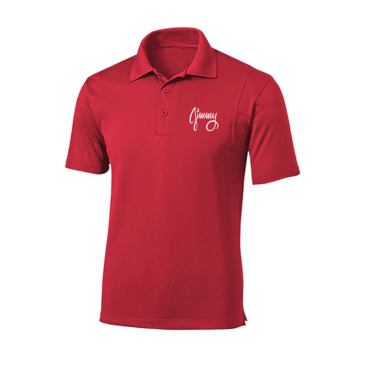 Jimmy Divots -- Signature Polo (Red)